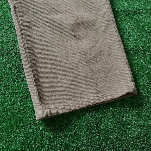 St. John's Bay Men's Straight Leg Easy Fit Brown Y2K Corduroy  Pants Size 36 - Picture 4 of 11